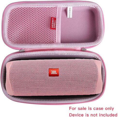 Hermitshell Hard Travel Case Fits JBL FLIP 5 / JBL FLIP 6 / JBL Flip 7 Waterproof Portable Bluetooth Speaker (Pink) in Kuwait