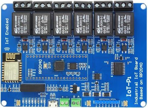 sb components IoTPi 4 Channel Boards,RP2040 Micro-Controller, ESP8266 Wi-Fi Module, 4/6 relays (4 Channel) in Saudi Arabia