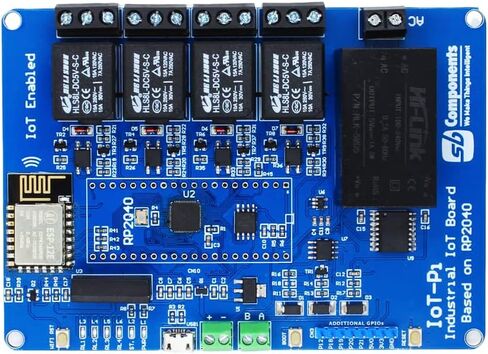 sb components IoTPi 4 Channel Boards,RP2040 Micro-Controller, ESP8266 Wi-Fi Module, 4/6 relays (4 Channel) in Saudi Arabia