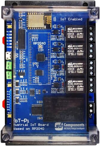 sb components IoTPi 4 Channel Boards,RP2040 Micro-Controller, ESP8266 Wi-Fi Module, 4/6 relays (4 Channel) in Saudi Arabia