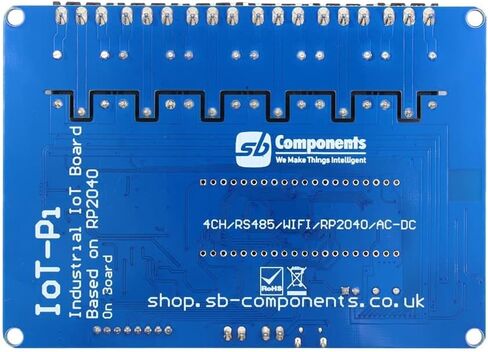 sb components IoTPi 4 Channel Boards,RP2040 Micro-Controller, ESP8266 Wi-Fi Module, 4/6 relays (4 Channel) in Saudi Arabia