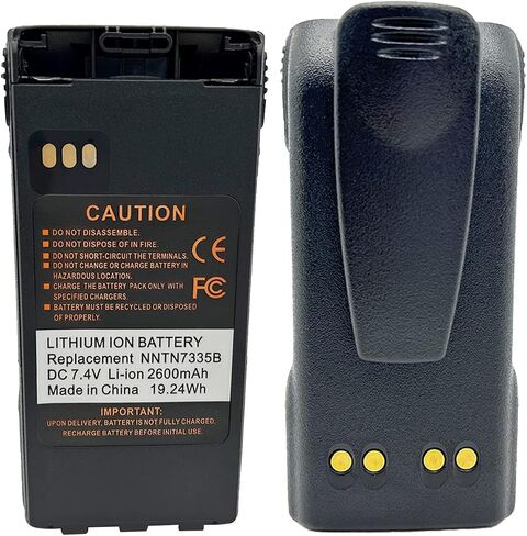 NNTN7335B 2600mAh Lithium Ion Replacement Battery for MT1500 PR1500 XTS1500 XTS2500 XTS5000 NNTN7335 NNTN7554 NTN9815 NTN9858 (1 Piece) in Saudi Arabia