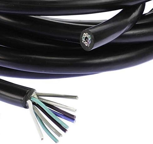 VooDoo 20 FT 18 AWG Gauge 9 موصل سلك سرعة مكبر صوت مقطورة كابل مجدول in Kuwait