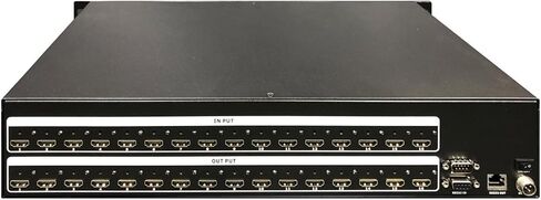 مفتاح مصفوفة HDMI 16x16 من ISEEVY مع HDMI 16 في 16 خارج قناة كاملة يدعم 4Kx2K@30Hz، 1080P 3D@60Hz، HDCP 1.4، الأشعة الزرقاء مع أزرار مرئية لتشغيل أسهل in Kuwait