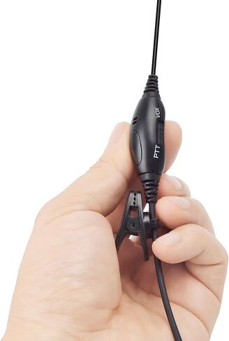 سماعة أذن راديو UAYESOK مع ميكروفون PTT(VOX) لموتورولا Talkabout Radio T260 T260TP T402 T460 T465 T600 T800، سماعة رأس راديو ثنائية الاتجاه، دبوس واحد (عبوتان) in Kuwait