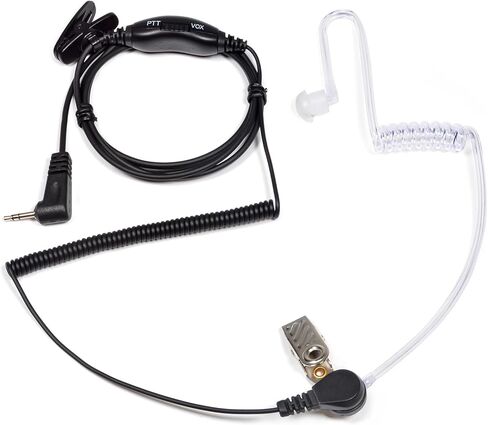 سماعة أذن راديو UAYESOK مع ميكروفون PTT(VOX) لموتورولا Talkabout Radio T260 T260TP T402 T460 T465 T600 T800، سماعة رأس راديو ثنائية الاتجاه، دبوس واحد (عبوتان) in Kuwait
