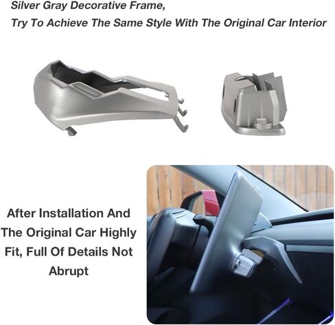 tesplus Tesla Model 3 Model Y Screen Swivel Mount for 2017-2023 Tesla Model Y Screen Rotating Holder GPS Navigation Rotation Stand Central Console Vehicle Mounts with Four Direction Adjustments in Kuwait