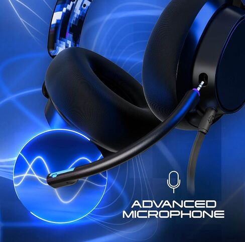 Skullcandy SLYR Pro Gaming Over-Ear Wireless Headset, Supreme Sound, Microphone, Works with Xbox Playstation and PC - Blue in Kuwait