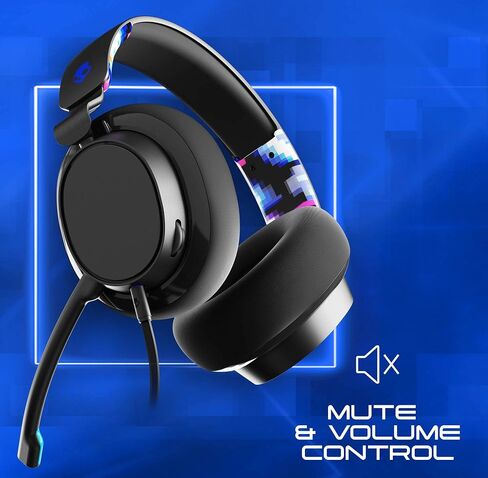 Skullcandy SLYR Pro Gaming Over-Ear Wireless Headset, Supreme Sound, Microphone, Works with Xbox Playstation and PC - Blue in Kuwait