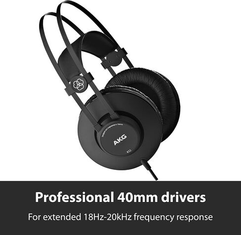 AKG سماعات K52 Akg K52 مغلقة من الخلف - (عبوة من قطعة واحدة) in Saudi Arabia
