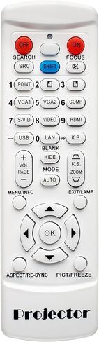 Replacement Remote for HITACHI CP-WX3030WN CP-X3030WN CP-X2530WN CP-X990 Projector White in Kuwait
