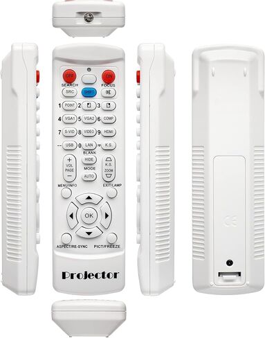 Replacement Remote for HITACHI CP-WX3030WN CP-X3030WN CP-X2530WN CP-X990 Projector White in Kuwait