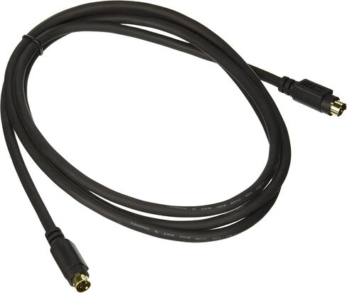 Monoprice 102402 6-Feet S-Video Cable DVD DSS SVHS Cable S-Video M/M, 24K Gold Plated in Kuwait