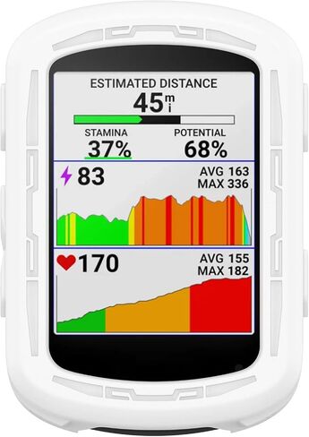 مناسب لجهاز Garmin Edge 840 GPS غطاء حماية، جراب واقٍ من السيليكون الناعم الملون وغطاء ممتص للصدمات إطار إكسسوارات لجهاز Garmin Edge 540/840 GPS Bike Computer (برتقالي) in Kuwait