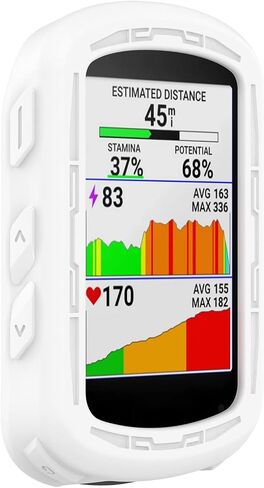 مناسب لجهاز Garmin Edge 840 GPS غطاء حماية، جراب واقٍ من السيليكون الناعم الملون وغطاء ممتص للصدمات إطار إكسسوارات لجهاز Garmin Edge 540/840 GPS Bike Computer (برتقالي) in Kuwait