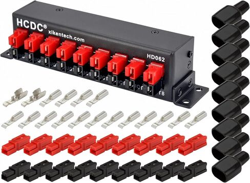 HCDC HD062 8 Output DC Power Distribution Block Module for 15/30/45A Connects in Saudi Arabia