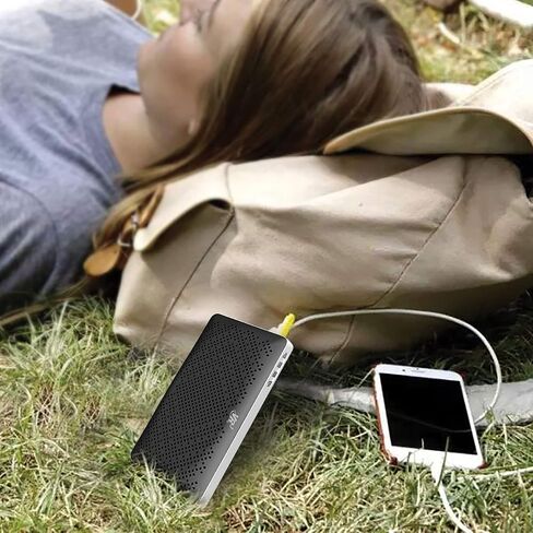 VR3 Portable Power Bank with Bluetooth High Power/Hi Fidelity Dual -2- Speakers, 4000mAh, Built-in mic and More Than 35 Hour Play time. Music at Home/Work & On The Go in Saudi Arabia
