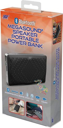VR3 Portable Power Bank with Bluetooth High Power/Hi Fidelity Dual -2- Speakers, 4000mAh, Built-in mic and More Than 35 Hour Play time. Music at Home/Work & On The Go in Saudi Arabia