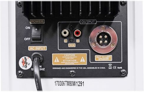مكبرات صوت برجية للمسرح المنزلي تعمل بالطاقة الكرزية من Rockville TM80C مقاس 8 بوصات فرعية/بلوتوث/USB in Kuwait