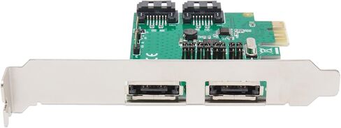 Syba SD-PEX40100 2 Port SATA III or 2 Port eSATA IIPCIe 2.0 x1 بطاقة التحكم in Kuwait