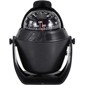 بوصلة إلكترونية عالية بلاستيكية إلكترونية إلكترونية مع بوصلة ملاحة ضوء LED لسيارة قارب بحري in Kuwait