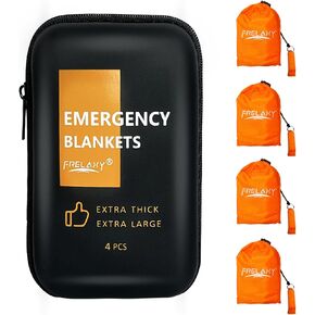 Frelaxy Emergency Blanket 2 Pack, Extra Thick Large Space Blankets in Saudi Arabia