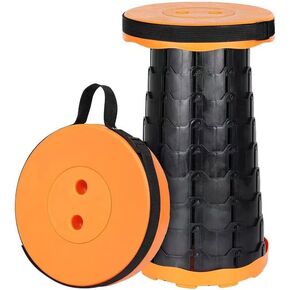 VOLIXOD Foldable Telescoping Stool Portable, Retractable Stool for Adults, Upgraded Collapsible Folding Seats with Load Capacity 550lbs, Camping Stools for Adults in Saudi Arabia