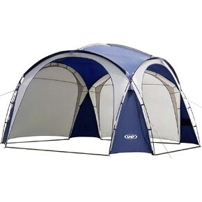 UNP Easy Sun Shelter Beach Tent Pop Up Canopy Event Cabana UPF 50+ خيمة الظل 4-6 أشخاص مقاومة للمطر، مقاومة للماء لرحلات التخييم، متعة الفناء الخلفي، الحفلات أو النزهات مع جدار جانبي (8 × 8 قدم، أبيض) in Kuwait