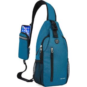 BOSTANTEN Sling Bag, Crossbody Backpack RFID Shoulder Chest Bag for Men Women Travel Hiking Casual Daypack