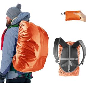 Frelaxy Waterproof Backpack Rain Cover, Pack Covers for Hiking, Travel | Upgraded Silver-Coated Waterproof Fabric, Anti-Slip Cross-Buckle Strap, Ultralight and Compact in Saudi Arabia