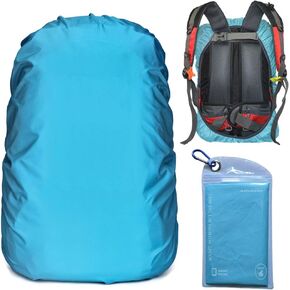 Waterproof Backpack Rain Cover with Adjustable Anti Slip Buckle Strap & Sliver Coating Reinforced Inner Layer for Camping, Hiking, Traveling, Hunting, Biking and More, 15-80L in Saudi Arabia