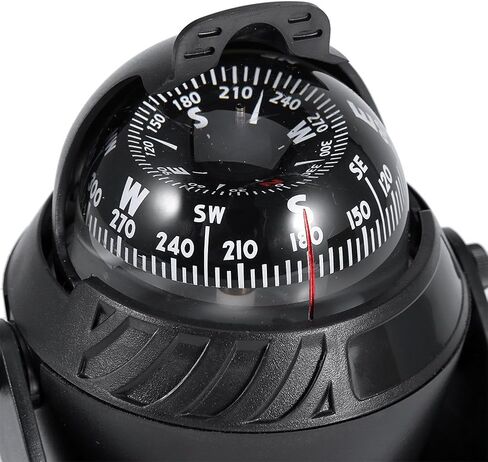 بوصلة إلكترونية عالية بلاستيكية إلكترونية إلكترونية مع بوصلة ملاحة ضوء LED لسيارة قارب بحري in Kuwait