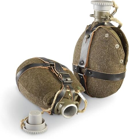 Czech Military Army Surplus M60 Aluminum Canteen Water Bottle Flask and Cover in Saudi Arabia