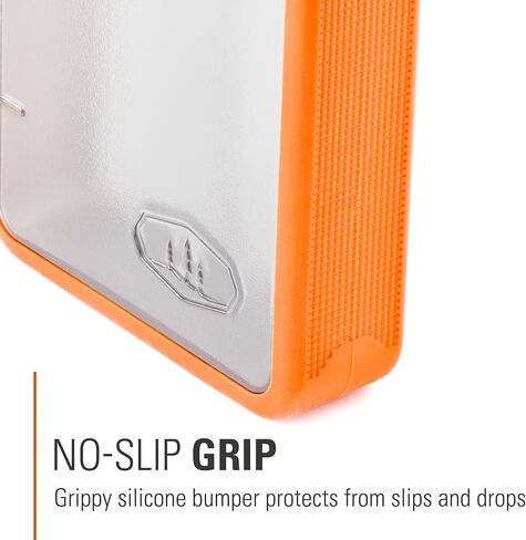 GSI Outdoors Boulder Flask, Shatter-Resistant, Leakproof Hip Flask with Clear Body & Silicone Grip, BPA-Free Bottle for Hiking, Camping & Travel in Kuwait