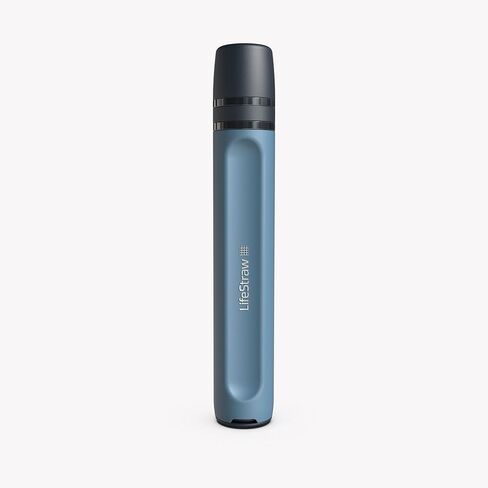 LifeStraw Peak Series Personal Water Filter for Hiking, Camping, Travel, and Emergency Preparedness, 1 Pack, Mountain Blue in Kuwait
