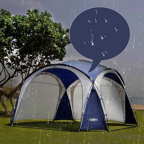 UNP Easy Sun Shelter Beach Tent Pop Up Canopy Event Cabana UPF 50+ خيمة الظل 4-6 أشخاص مقاومة للمطر، مقاومة للماء لرحلات التخييم، متعة الفناء الخلفي، الحفلات أو النزهات مع جدار جانبي (8 × 8 قدم، أبيض) in Kuwait