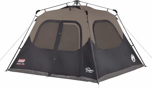Coleman Camping Tent with Instant Setup, 4/6/8/10 Person Weatherproof Tent with WeatherTec Technology, Double-Thick Fabric, and Included Carry Bag, Sets Up in 60 Seconds in Kuwait