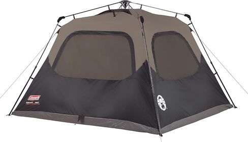Coleman Camping Tent with Instant Setup, 4/6/8/10 Person Weatherproof Tent with WeatherTec Technology, Double-Thick Fabric, and Included Carry Bag, Sets Up in 60 Seconds in Kuwait