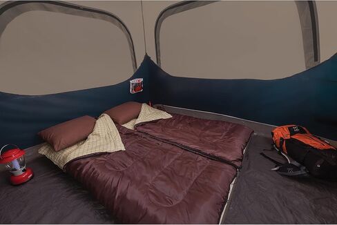 Coleman Camping Tent with Instant Setup, 4/6/8/10 Person Weatherproof Tent with WeatherTec Technology, Double-Thick Fabric, and Included Carry Bag, Sets Up in 60 Seconds in Kuwait