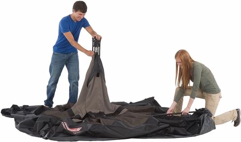 Coleman Camping Tent with Instant Setup, 4/6/8/10 Person Weatherproof Tent with WeatherTec Technology, Double-Thick Fabric, and Included Carry Bag, Sets Up in 60 Seconds in Kuwait