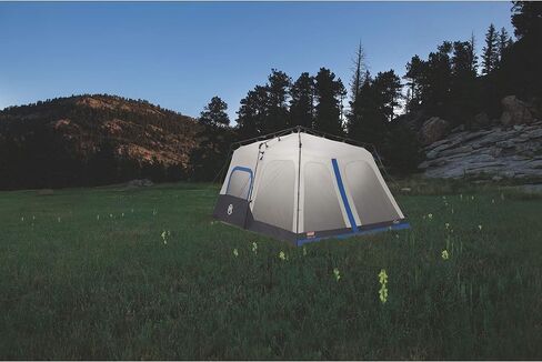 Coleman Camping Tent with Instant Setup, 4/6/8/10 Person Weatherproof Tent with WeatherTec Technology, Double-Thick Fabric, and Included Carry Bag, Sets Up in 60 Seconds in Saudi Arabia