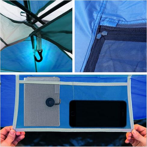 Pacific Pass 2/4/6 Person Family Dome Tent with Removable Rain Fly, Easy Setup for Camp Outdoor in Saudi Arabia