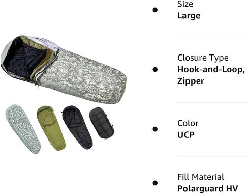 MT Army Military Modular Sleeping Bags System, Multi Layered with Bivy Cover for All Season, Woodland/Multicam in Saudi Arabia