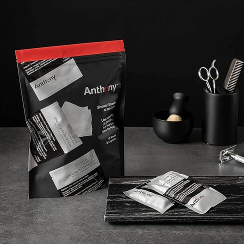 Anthony Body Wipes for Adults Bathing, Post Workout, & A Must Have Camping Personal Care Product – Travel Shower Wipes No Rinse Body Wash – Disposable Wash Cloth Towelettes 12 9"x12.5" in Saudi Arabia