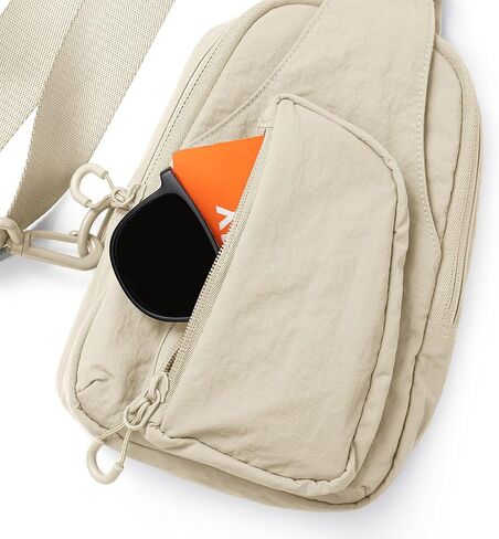 ODODOS Daily Sling Bag with Adjustable Straps Crossbody Chest Bag Lightweight Small Backpack for Casual Traveling Hiking in Kuwait