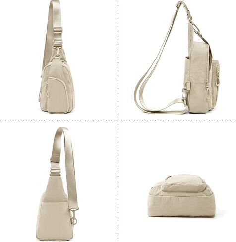 ODODOS Daily Sling Bag with Adjustable Straps Crossbody Chest Bag Lightweight Small Backpack for Casual Traveling Hiking in Kuwait