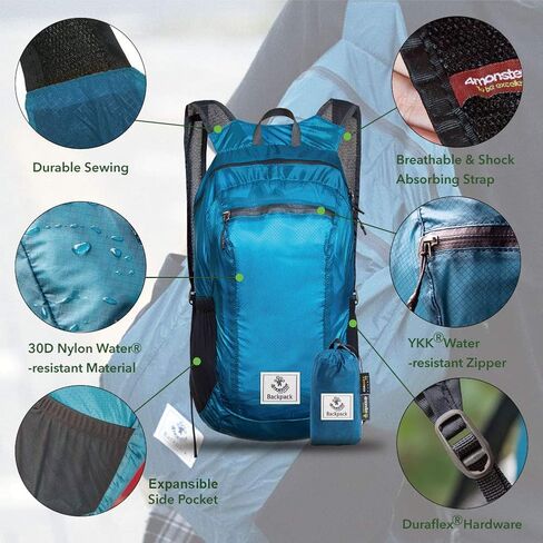 4Monster Hiking Daypack,Water Resistant Lightweight Packable Backpack for Travel Camping Outdoor in Saudi Arabia