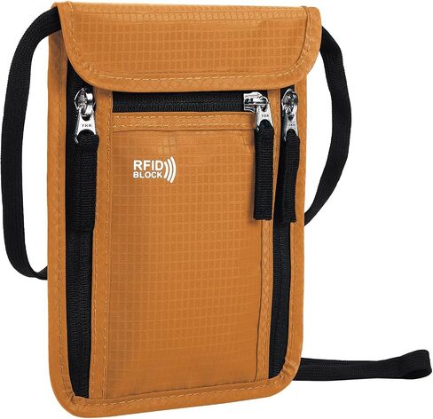 KEAFOLS Travel Pouch Neck Wallet Family Passport Holder Organizer Case with RFID Blocking in Saudi Arabia