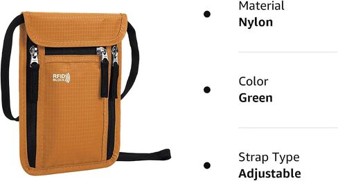 KEAFOLS Travel Pouch Neck Wallet Family Passport Holder Organizer Case with RFID Blocking in Saudi Arabia