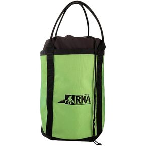 RNA Plain Jane II Rope Bag - Outdoor Equipment & Arborist Gear, Bucket-Style Pack/Bag, Green With Black Drawstrings